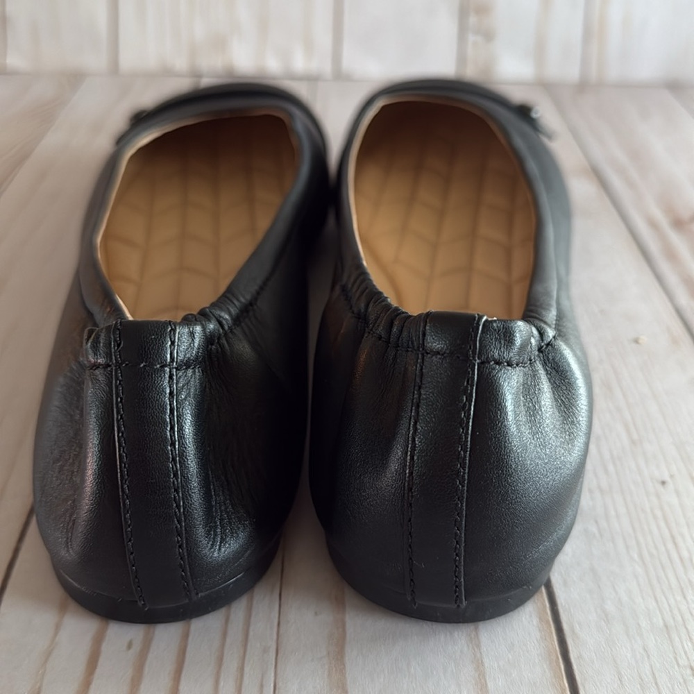 Classic Black Women's Ballet Flat with Patent Toe New Size 8 - Picture 5 of 15